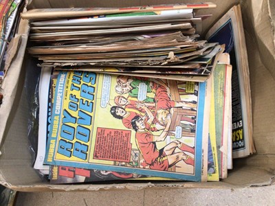 Lot 879 - Selection of Football magazines and annuals, mostly 1970's and 1980's period, including Roy of the Rovers, Shoot! and others (qty)