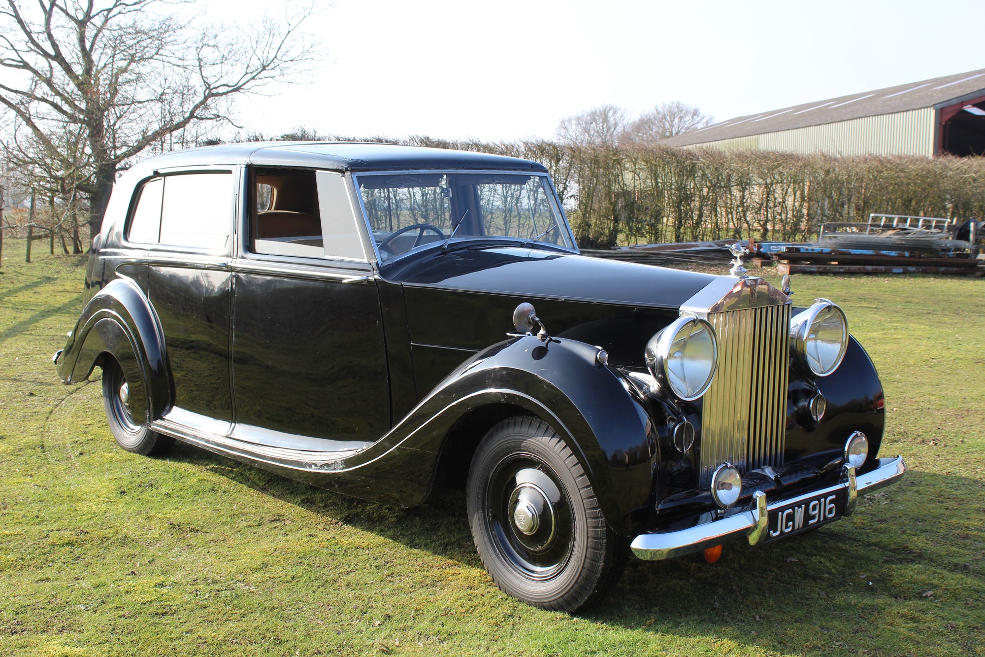 Miniature Voiture Matrix 1/43 – Rolls Royce Silver Wraith Sedanca De Ville 1947 – Résine – Occasion