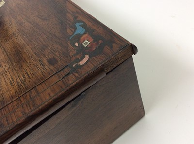 Lot 1126 - Good quality 19th century Swiss music box by Eugene Bornand, signed and numbered 3761, in rosewood case with brass inlay, large winding key and small lock key. Lunch of the comb 33cm, length of the...
