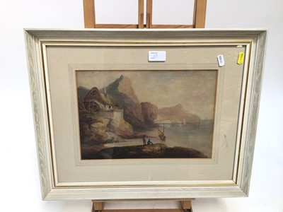 Lot 29 - F. Frantz watercolour study in glazed frame, together with another (2)
