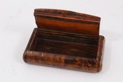 Lot 730 - Black Forest style carved inkstand together with two snuff boxes, another box and small collection of gaming counters.