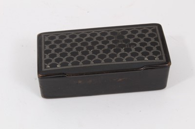 Lot 730 - Black Forest style carved inkstand together with two snuff boxes, another box and small collection of gaming counters.