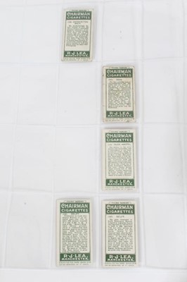 Lot 1 - Cigarette cards - Selection R J Lea Ltd, Manchester. 1912/13 Old English Pottery & Porcelain.