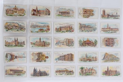 Lot 7 - Cigarette cards - F & J Smith 1904. A Tour Round the World (Postcard Back). Complete set of 50.