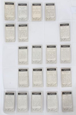 Lot 12 - Cigarette cards - Cope Bros & Co Ltd 1917. 41/50 VC & DSO Naval & Flying Heroes.