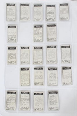 Lot 12 - Cigarette cards - Cope Bros & Co Ltd 1917. 41/50 VC & DSO Naval & Flying Heroes.