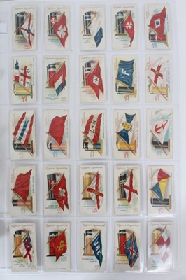 Lot 14 - Cigarette cards - Ogdens 1906. Flags & Funnels of Leading Steamship Lines. Complete set of 50.
