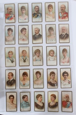 Lot 18 - Cigarette cards - Taddy 1903. Royalty Series. Complete set of 25.