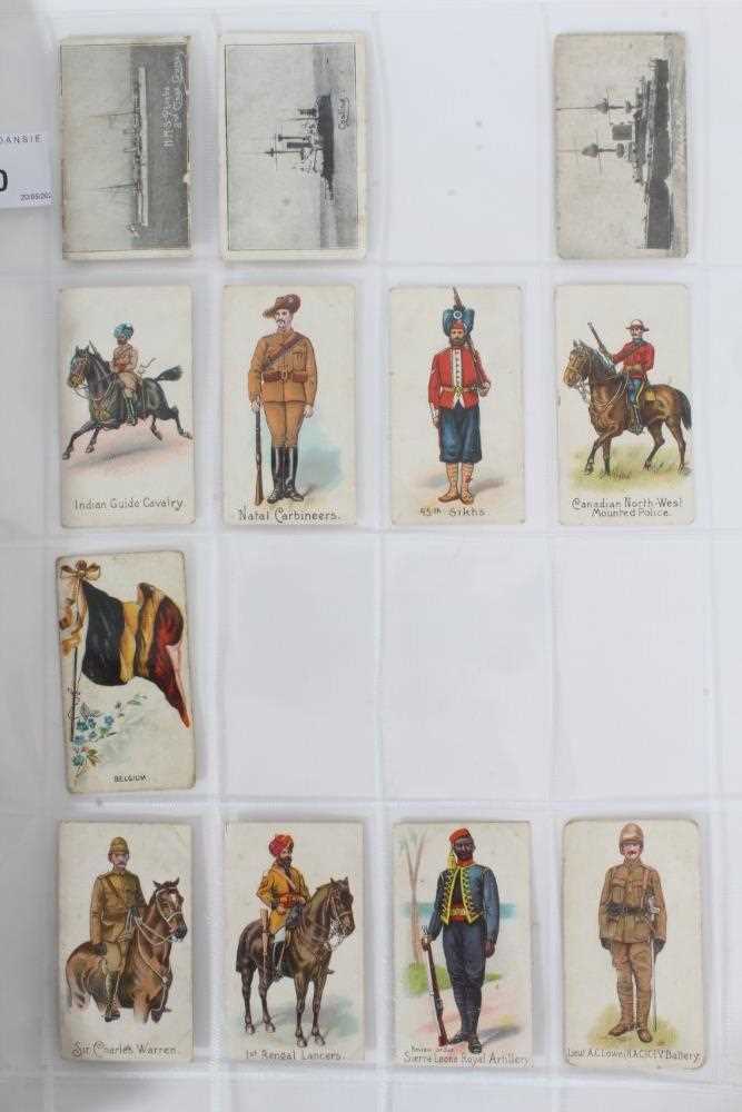 Lot 20 - Cigarette cards - Selection of various military related odds including, R & J Hill Ltd 1901.