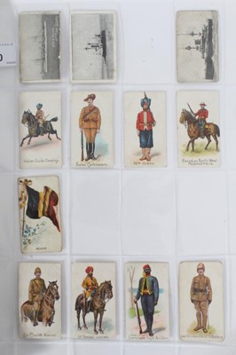 Lot 20 - Cigarette cards - Selection of various military related odds including, R & J Hill Ltd 1901.