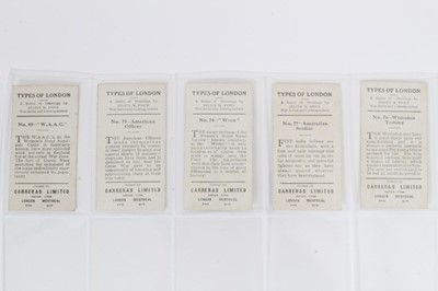 Lot 27 - Cigarette cards - Carreras Ltd 1919. 75/80 Types of London.