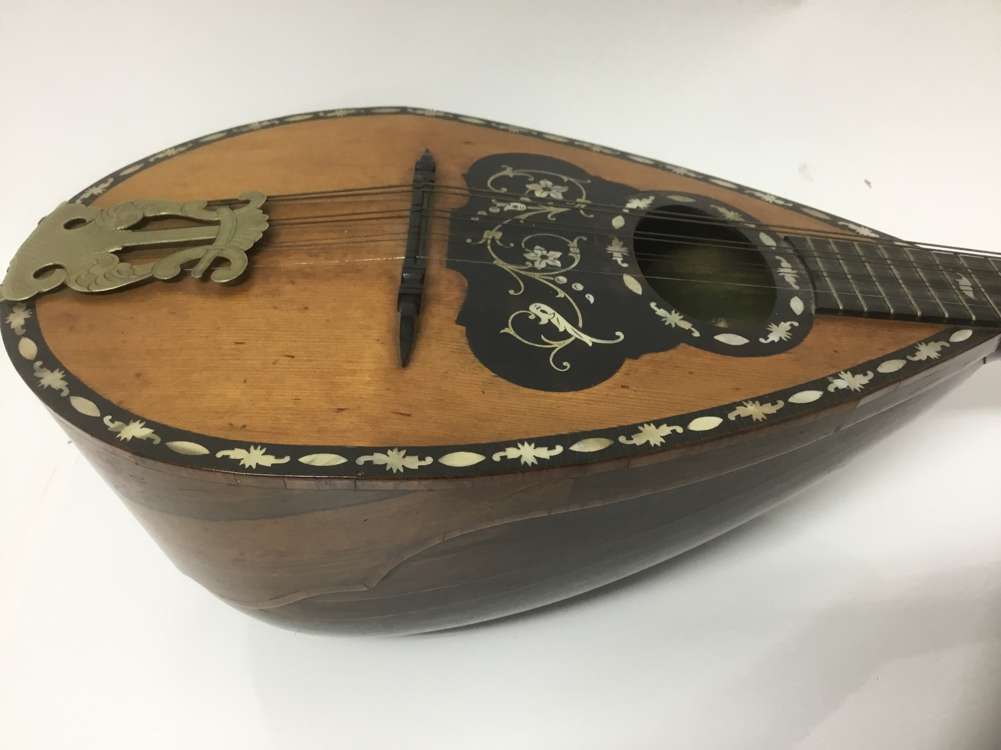 Lot 1127 Italian barrel backed mandolin