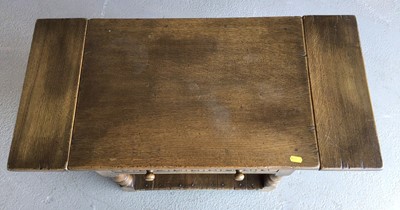 Lot 10 - Old charm oak drop leaf coffee table