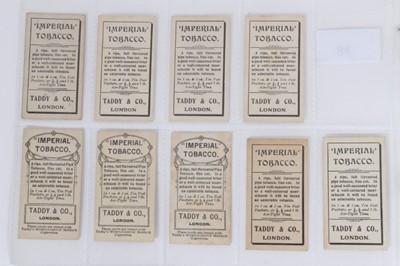 Lot 38 - Cigarette cards - Taddy 1907/8 Queens Park Rangers,  19 different cards..