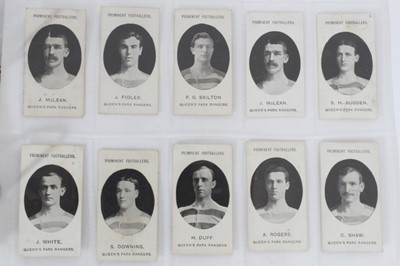 Lot 38 - Cigarette cards - Taddy 1907/8 Queens Park Rangers,  19 different cards..