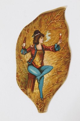 Lot 45 - Cigarette card - William Clarke & Son 1898. "Tobacco Leaf Girls". Single card.