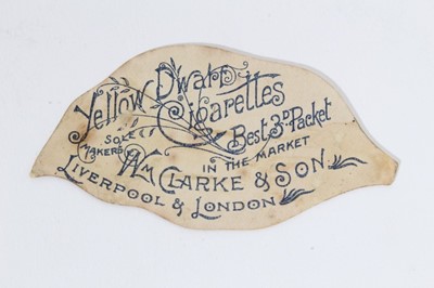 Lot 50 - Cigarette card - William Clark & Son 1898. "Tobacco Leaf Girls". Single card - Girl with umbrella.