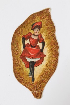 Lot 51 - Cigarette card - William Clark & Son 1898. "Tobacco Leaf Girls" Single card.