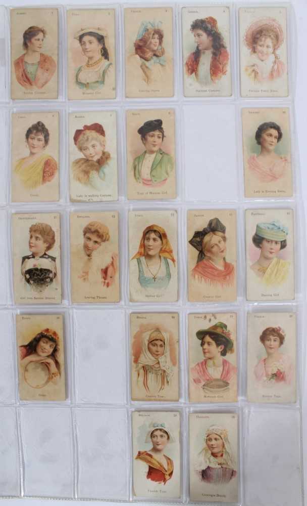 Lot 60 - Cigarette cards - W D & H O Wills 1895. 21/25 National Costumes.