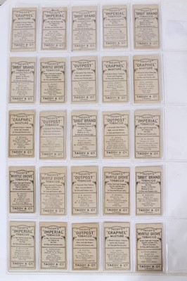 Lot 72 - Cigarette cards - Taddy 1910. Famous Jockeys (no frame). Complete set of 25.
