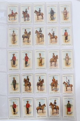 Lot 73 - Cigarette cards - W D & H O Wills (Scissors) 1912. Indian Regiments Series. Complete set of 50.