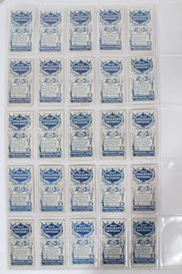 Lot 74 - Cigarette cards - John Player & Sons 1898. Old England's Defenders. Complete set of 50.