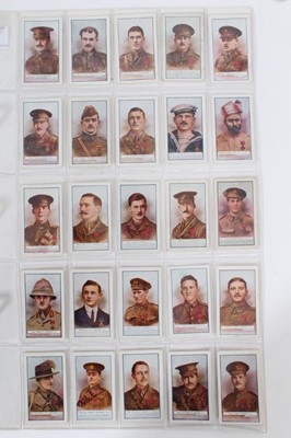Lot 81 - Cigarette cards - Gallaher Ltd 1915. The Great War Victoria Cross Heroes 3rd Series.