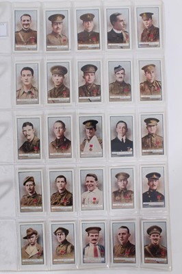 Lot 84 - Cigarette cards - Gallaher Ltd 1917. The Great War Victoria Cross Heroes 6th Series.