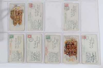 Lot 89 - Cigarette cards - F & J Smith 1904. 22/50 A Tour Round the World (Postcard back).