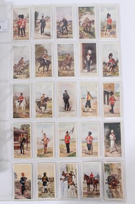 Lot 90 - Cigarette cards - C & J Law 1914. Types of British Soldiers. Complete set of 25.