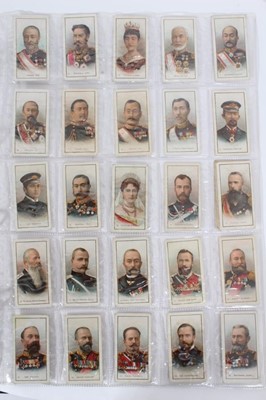 Lot 92 - Cigarette cards - Taddy 1904. Russo - Japanese War (1-25). Complete set of 25.