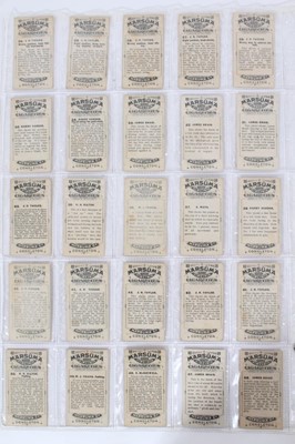 Lot 97 - Cigarette cards - Marsuma Co 1914. Famous Golfers and their Strokes. Complete set of 50.)