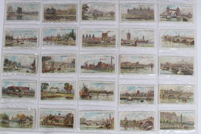 Lot 100 - Cigarette cards - Taddy 1903. Thames Series. Complete set of 25.