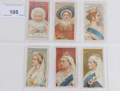 Lot 105 - Cigarette cards - Salmon & Gluckstein Ltd 1897. Her Most Gracious Majesty Queen Victoria.