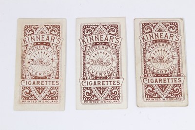 Lot 108 - Cigarette cards - Kinnear Ltd 1898. Jockeys. (3)