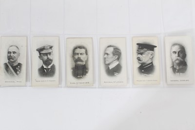 Lot 109 - Cigarette cards - Taddy 1914. 6/37 Admirals & Generals - The War (Myrtle Grove back).