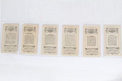Lot 109 - Cigarette cards - Taddy 1914. 6/37 Admirals & Generals - The War (Myrtle Grove back).