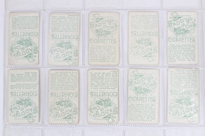 Lot 113 - Cigarette cards - Taddy 1900. Klondyke Series. Complete set of 10.