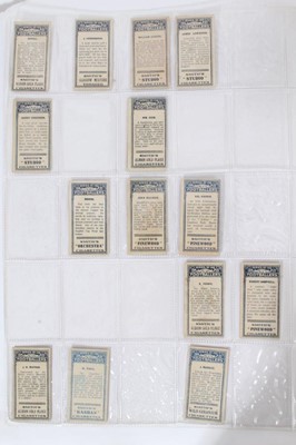 Lot 119 - Cigarette cards - F & J Smith 1912. 89 different Footballers (Titled).