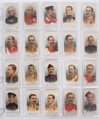 Lot 122 - Cigarette Cards - Taddy 1902. VC Heroes Boer War (41 -60). Complete set of 20.