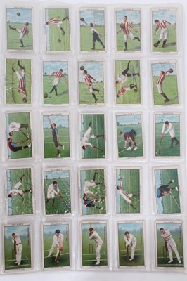 Lot 129 - Cigarette cards - Gallahers 1912. Sports Series. Complete set of 100.