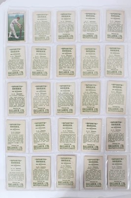 Lot 129 - Cigarette cards - Gallahers 1912. Sports Series. Complete set of 100.