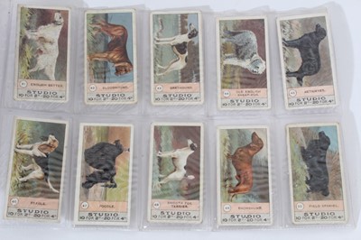 Lot 135 - Cigarette cards - F & J Smith 1908. Fowls, Pigeons & Dogs. Complete set of 50.