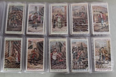 Lot 137 - Cigarette cards - Two blue binders (Nos 3/4) containing a large selection of miscellaneous cards.