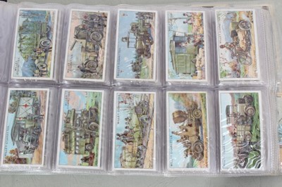 Lot 139 - Cigarette cards - A blue binder (No 6) containing eight complete sets of  cigarette cards.