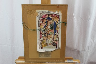 Lot 1617 - Mark Lancelot Symons (1887-1935) pencil and watercolour illustration - figures in woodland, in glazed frame, 36.5cm x 24cm. Inscribed verso 'Bought for sale 1930s, 77 Church Street W8. Taken from f...