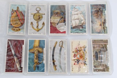 Lot 141 - Cigarette cards - W D & H O Wills Ltd 1905. Nelson Series. Complete set of 50.
