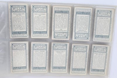 Lot 141 - Cigarette cards - W D & H O Wills Ltd 1905. Nelson Series. Complete set of 50.