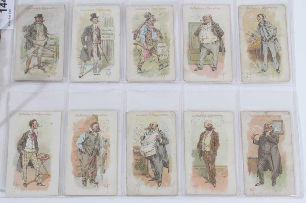 Lot 144 - Cigarette cards - Gallaher Ltd 1916. Votaries of the Weed. Complete set of 50. Together with 57/111 Gallaher Ltd 1901 - The South African Series.