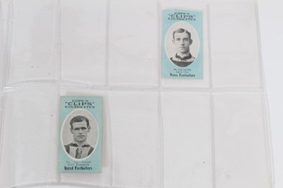 Lot 145 - Cigarette cards- Cope Bros 1910. Noted Footballers (Clips 500 Subjects)